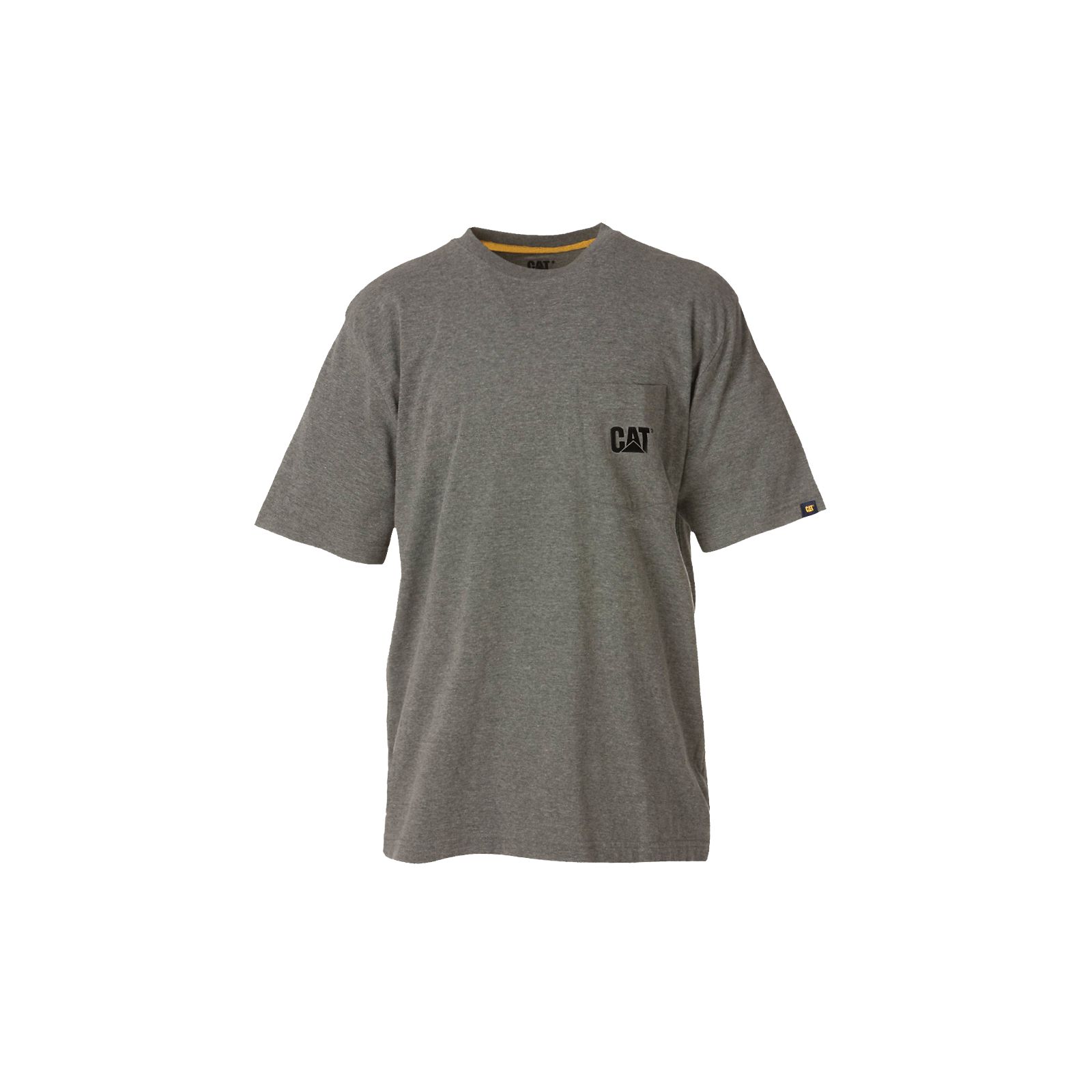 Caterpillar Clothing South Africa - Cat Men's Trademark Pocket T-Shirts Dark Grey AJ4127560